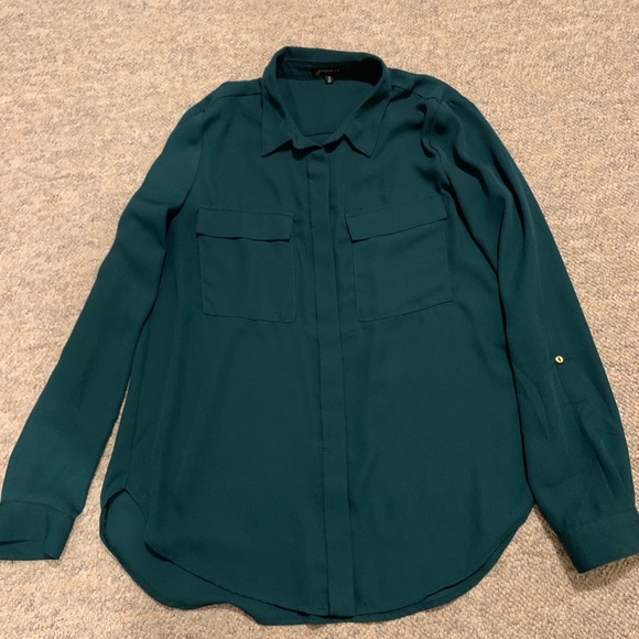 Dynamite Green Blouse